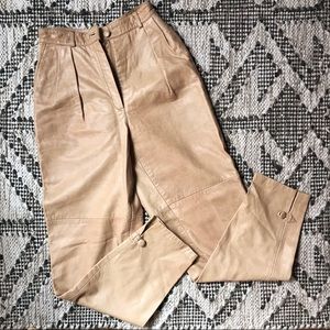VTG Leather Pants Made in Italy